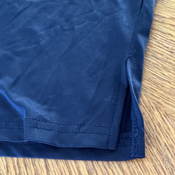 Women’s Plus size Navy Blue Cropped pants Capris with slit hem. Knee knockers - Picture 2 of 6